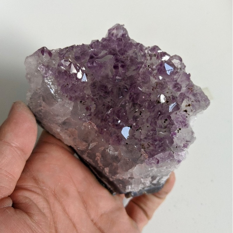Amethyst Crystal cluster / Druze 80x60mm