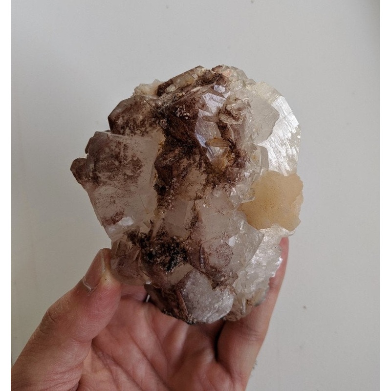 Apophyllite Crystal Cluster 110x95mm