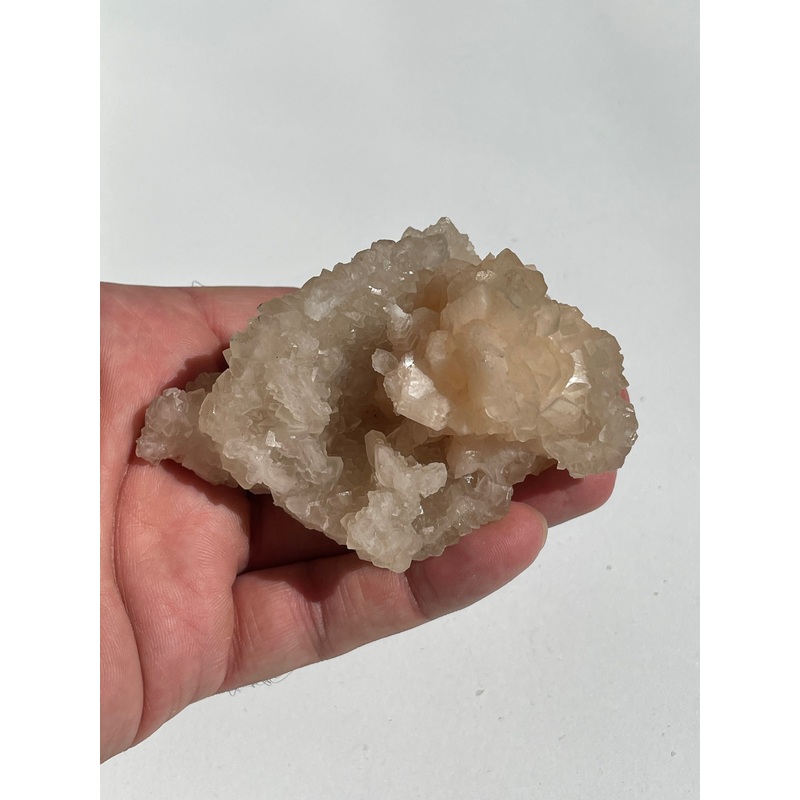 Calcite on Stilbite Natural Crystal AP307