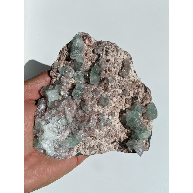 Green Apophyllite Cluster AP071