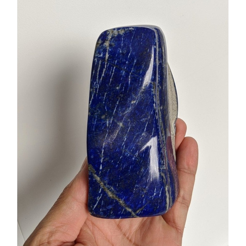 Lapis Lazuli Polished Specimen Mineral Rock 572g 120x65mm(High Grade)