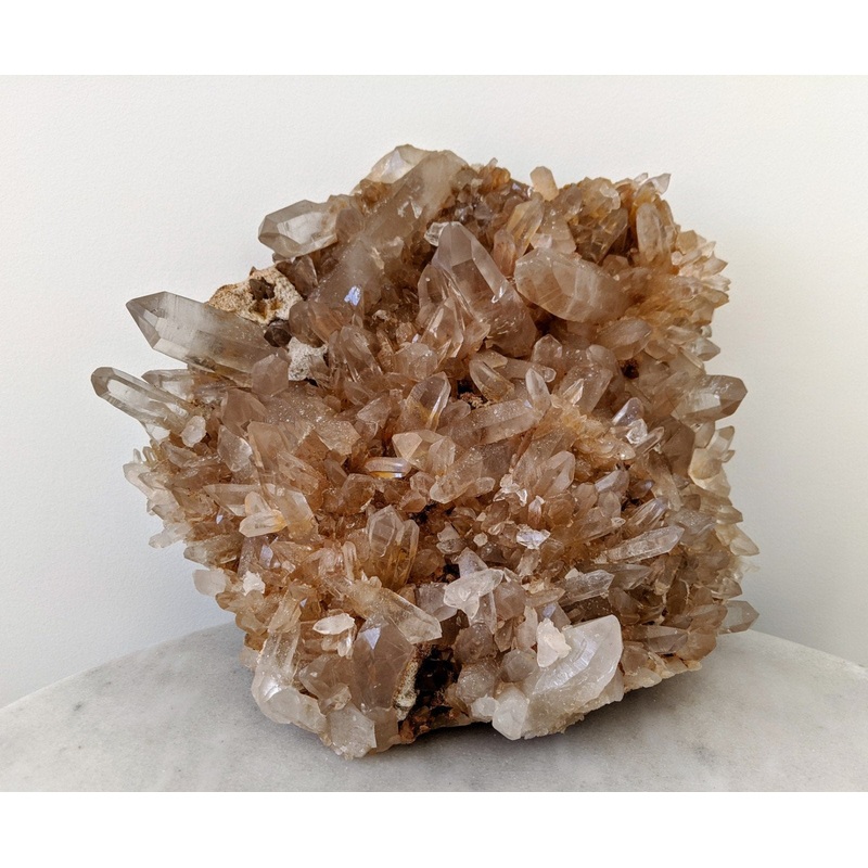 Large Smokey Quartz Cluster Natural Himalayan Crystal (280x250mm) 5.2kg