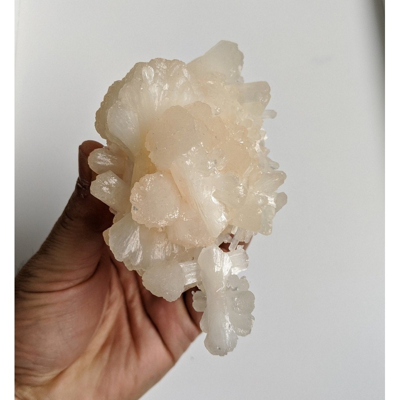 Peach Stilbite Cluster Natural Crystal/Mineral 110x85mm