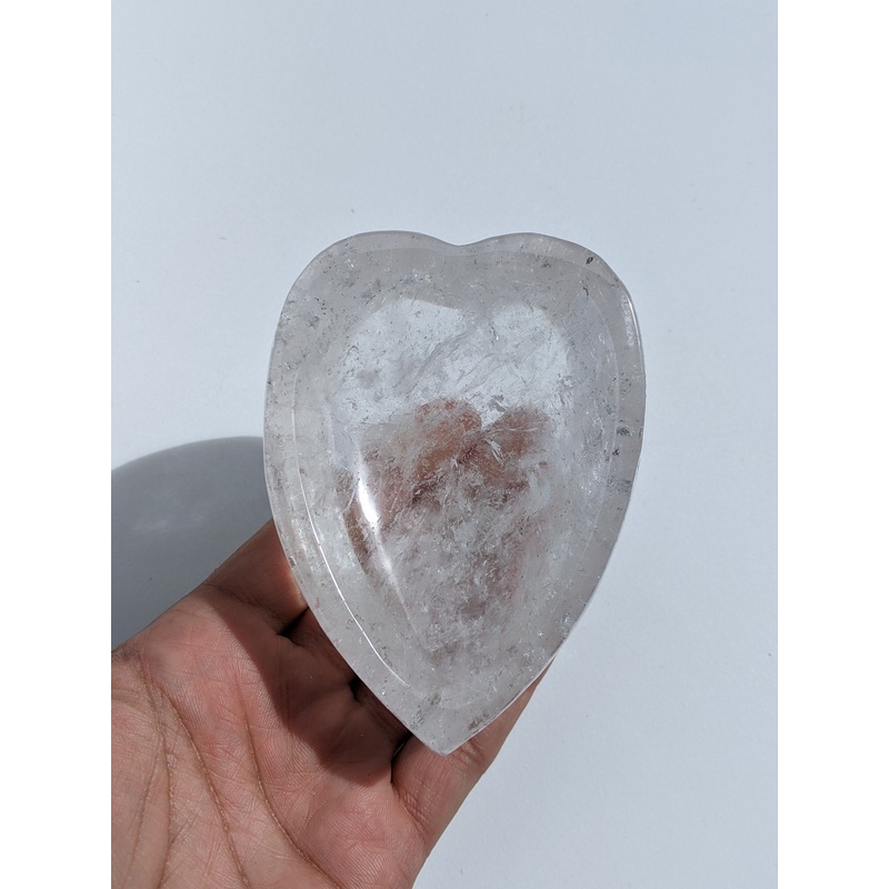 Quartz Crystal Heart P016