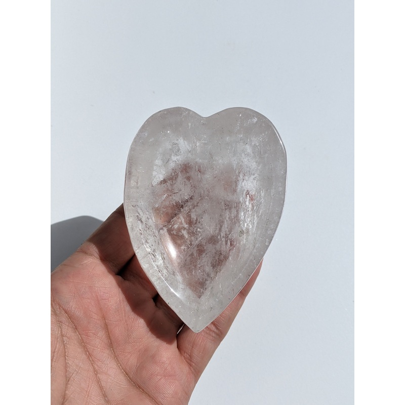 Quartz Crystal Heart P018