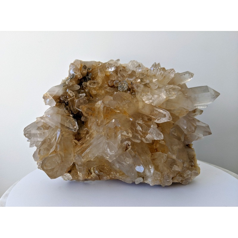 RARE Extra Large Golden Healer Himalayan Quartz Cluster Crystal 350x220mm