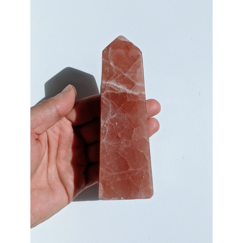 Rose Calcite Tower T001