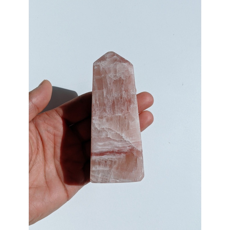 Rose Calcite Tower T002