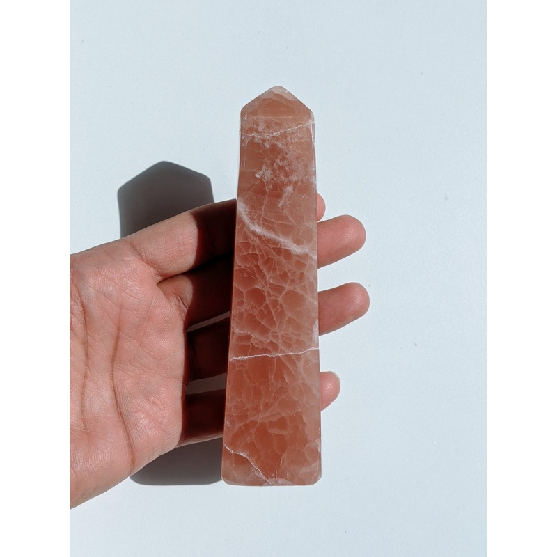 Rose Calcite Tower T003