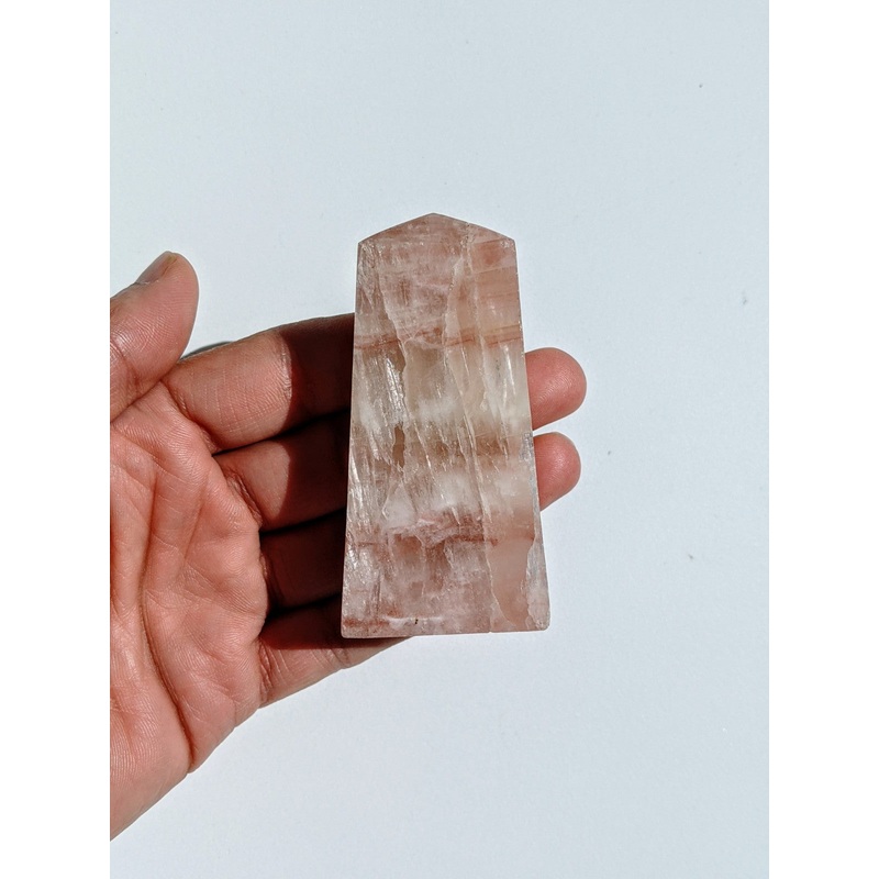 Rose Calcite Tower T008