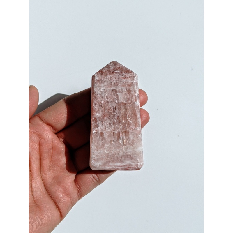 Rose Calcite Tower T009