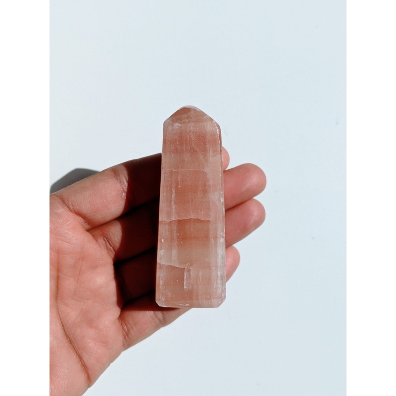 Rose Calcite Tower T010