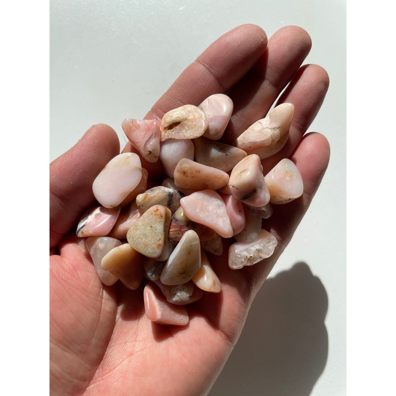 Rose Opal tumbled stone crystal (Small) x 1