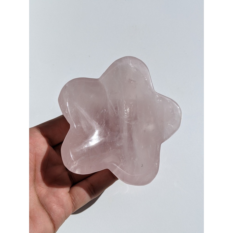 Rose Quartz Crystal Bowl P005