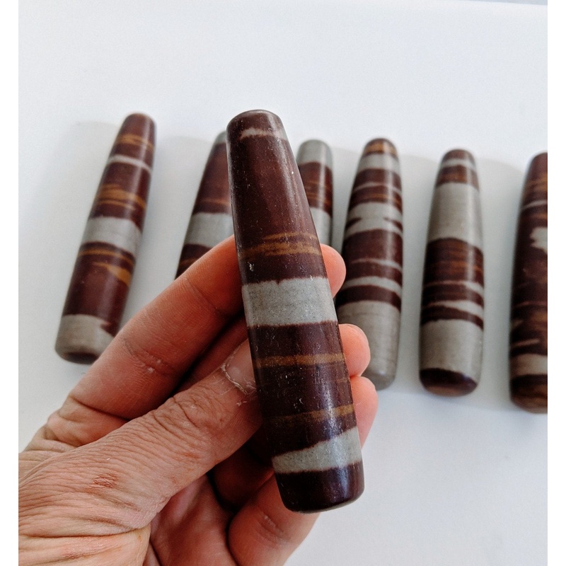 Shiva Lingam Wand ‘Fertility Stone’ Natural Crystal | 100-120mm x 1