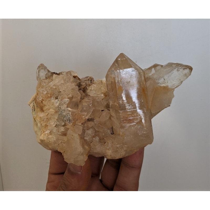 Smokey Cathedral Quartz Crystal Natural Himalayan 110x90x70mm – High Grade