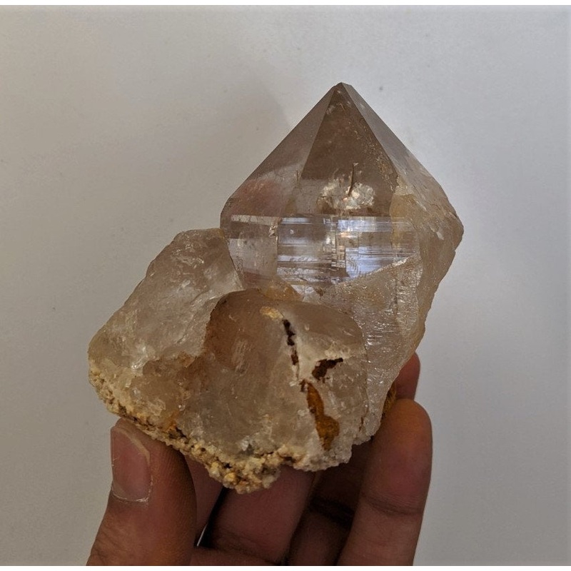 Smokey Cathedral Quartz Crystal Natural Himalayan 85x70x60mm – High Grade