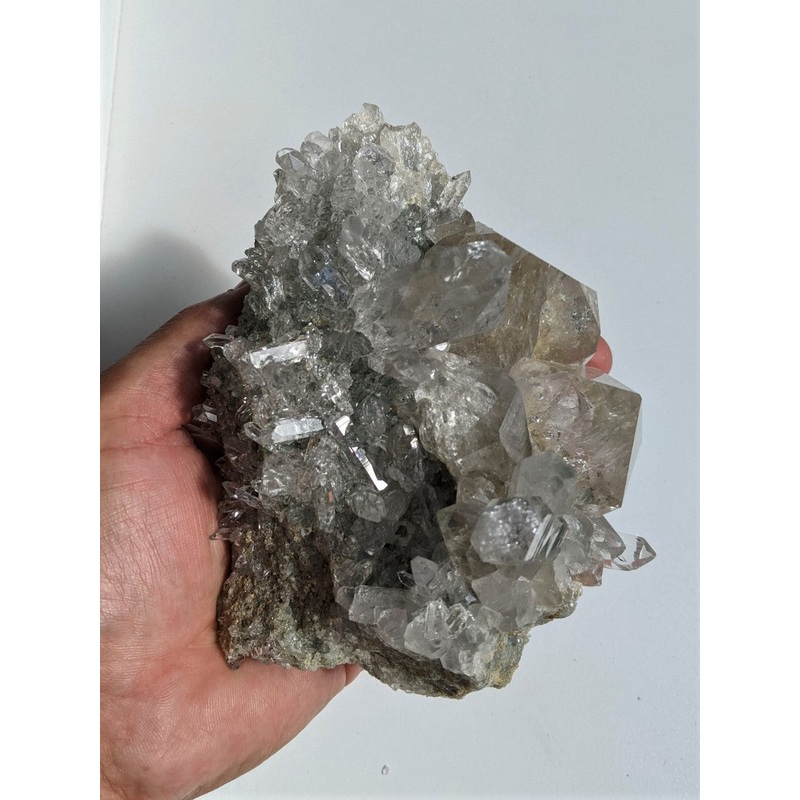 Water Clear Himalayan Quartz Cluster Natural Q136