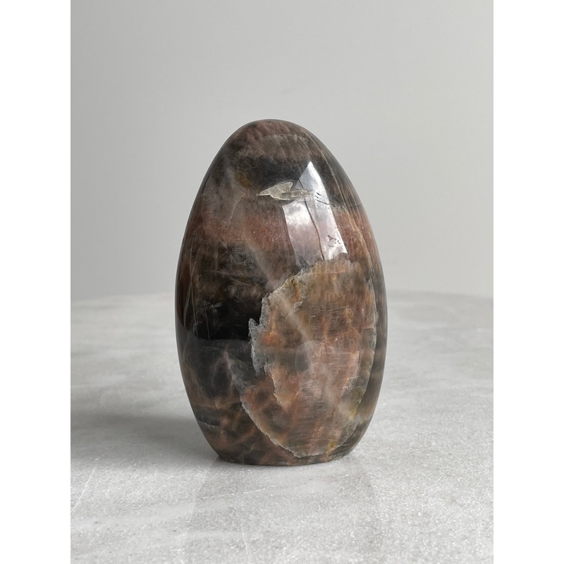 Black Moonstone Freeform Natural Crystal FF086