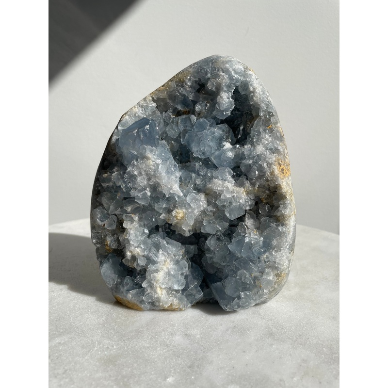 Celestite Free Standing Large Crystal CL006