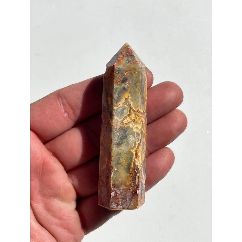 Crazy Lace Agate Tower T366