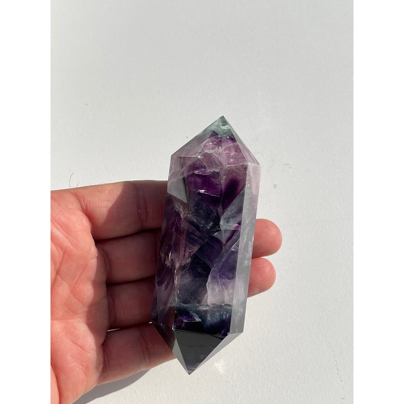 DT Fluorite Generator/Tower Natural Crystal T187