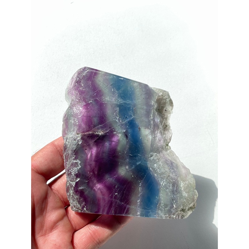 Fluorite Slab Natural Crystal (High Grade) FF056