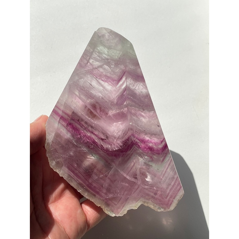 Fluorite Slab Natural Crystal (High Grade) FF061