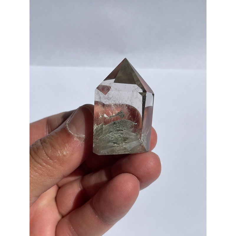 Garden Quartz Crystal Tower Small T488