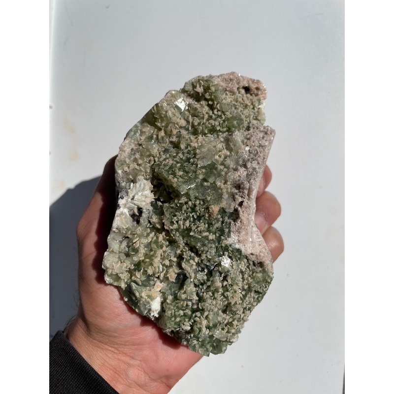 Green Apophyllite Cluster AP829