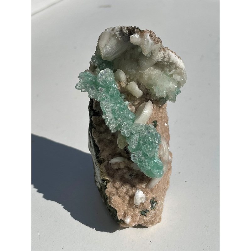 Green Apophyllite Crystal Cluster AP873