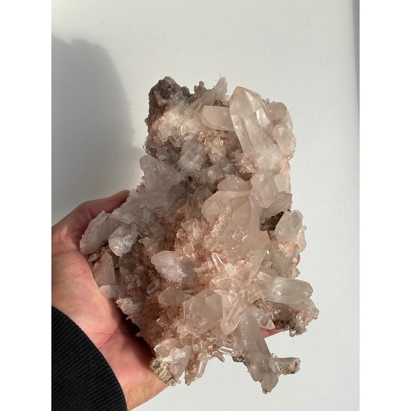 Large Pink Himalayan Samadhi Quartz Crystal Natural Q335