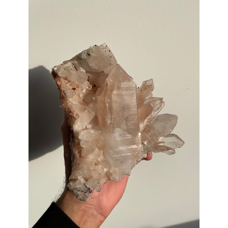 Pink Himalayan Samadhi Quartz Crystal Natural Q349