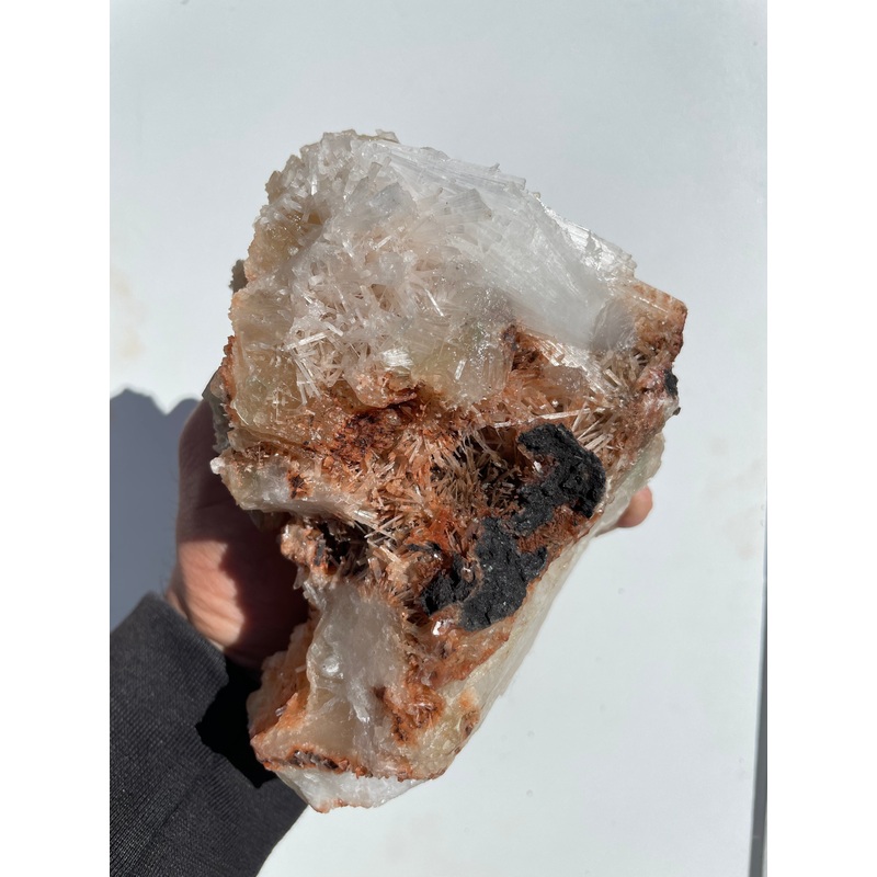 Red & Green Apophyllite Cluster AP827