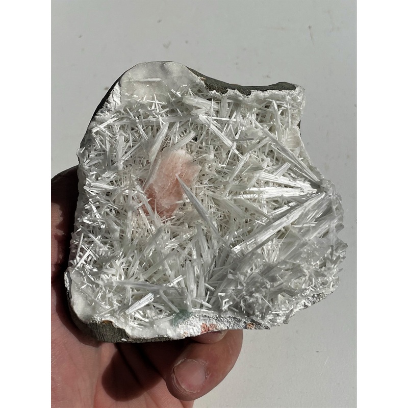 Scolecite Geode Natural Crystal SC057