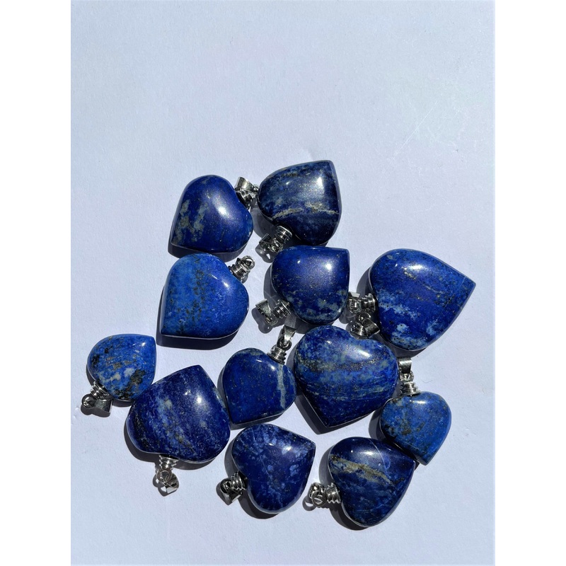 1 x  Lapis Lazuli Crystal Pendant Natural PD034