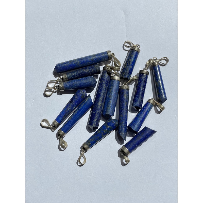 1 x  Lapis Lazuli Crystal Pendant Natural PD035