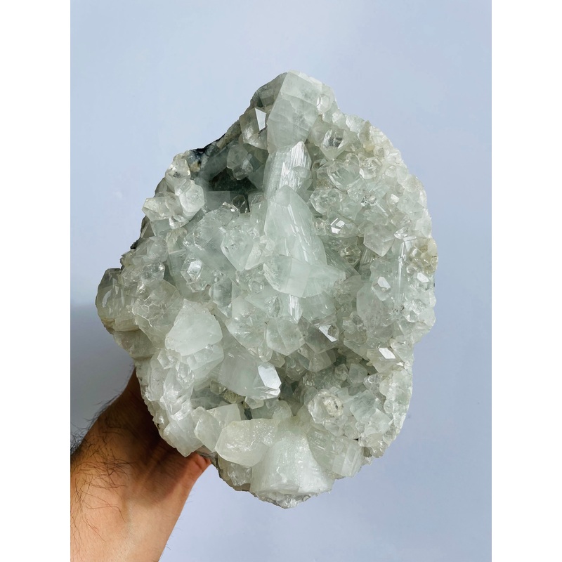 Apophyllite Geode Free Standing Crystal Cluster AP050 A