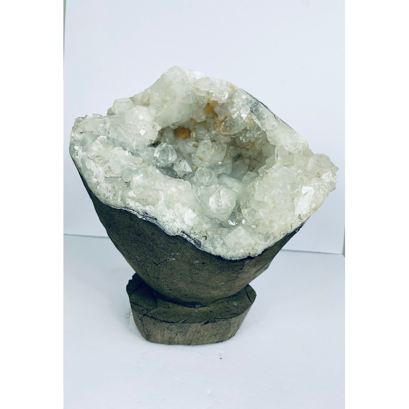 Apophyllite Geode Free Standing Crystal Cluster AP051 A
