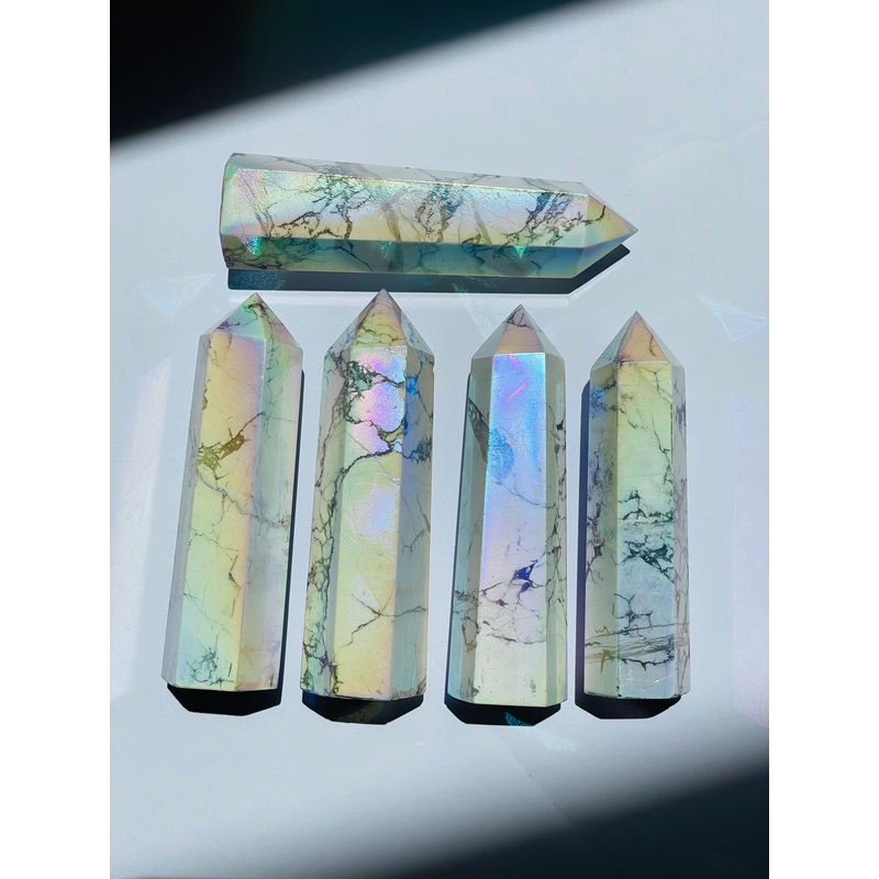 Aura Howlite Tower High Grade T607 X1