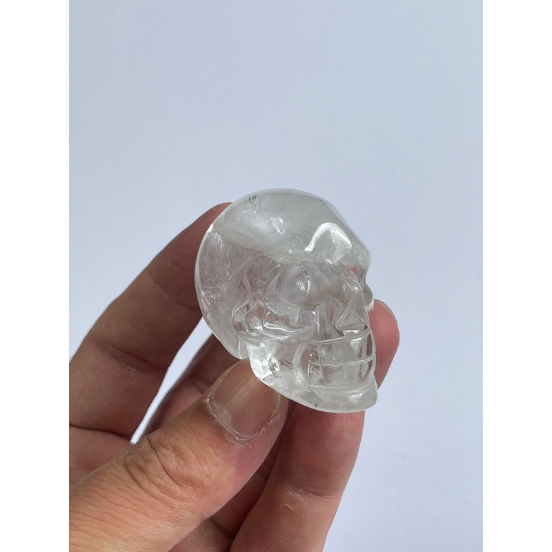 Clear Quartz Crystal Skull S076