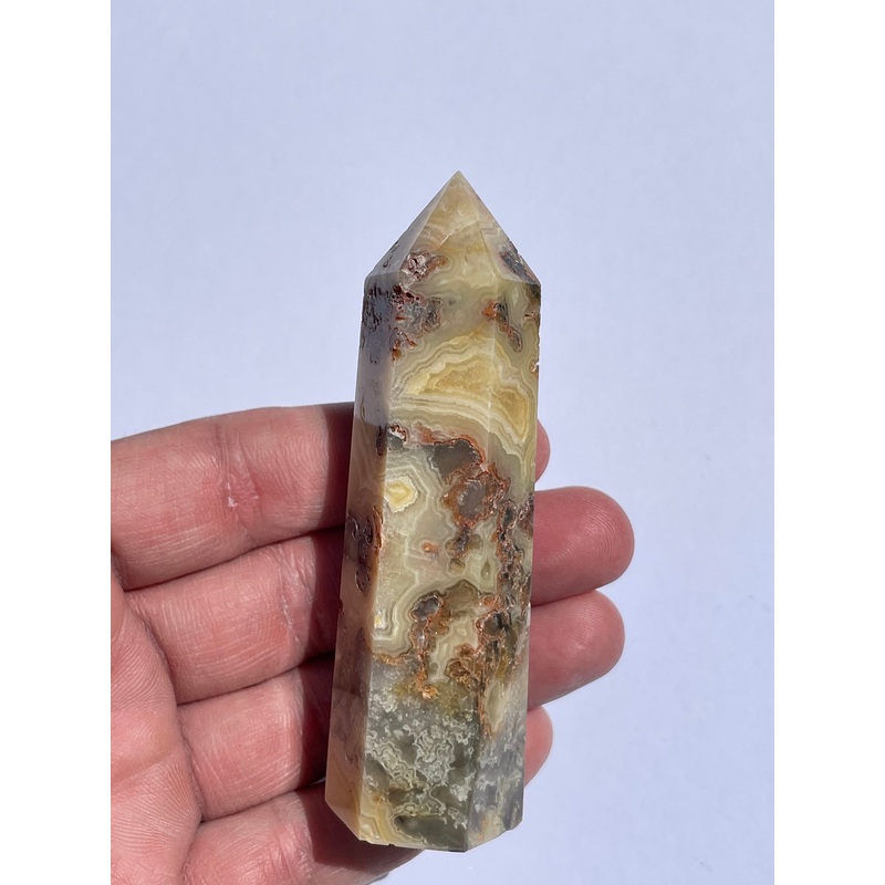 Crazy Lace Agate Tower T546