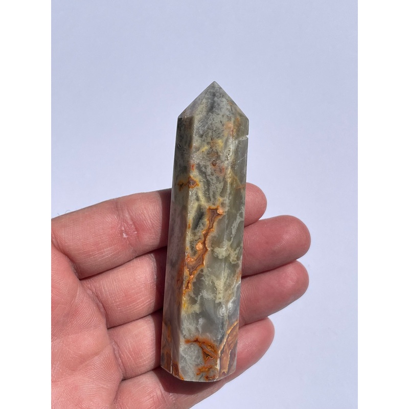 Crazy Lace Agate Tower T550a