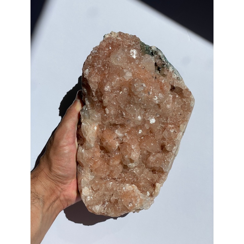 Light Green Apophyllite with Stilbite Cluster AP848