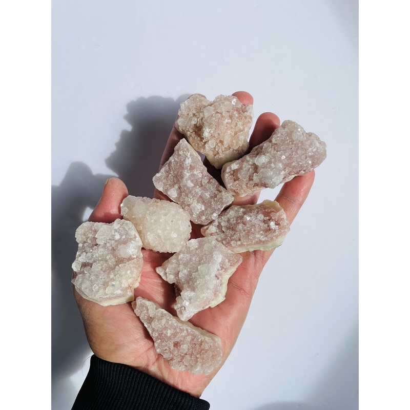 Light Pink Apophyllite Crystal Cluster Mini AP003 x 1
