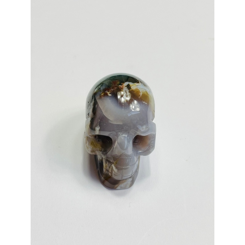Ocean Jasper Crystal  Skull  S099