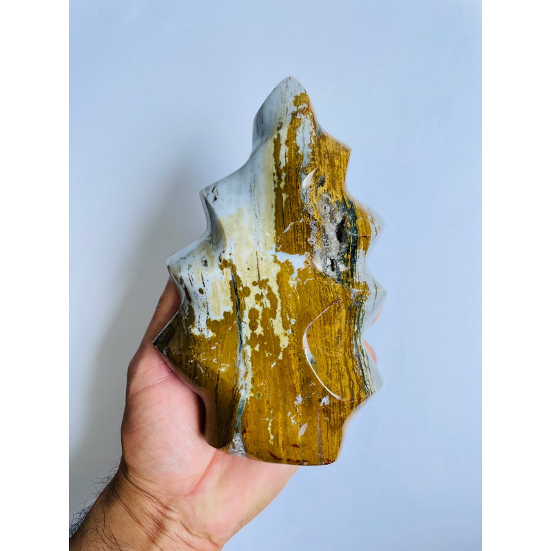 Ocean Jasper Flame Crystal OJ522