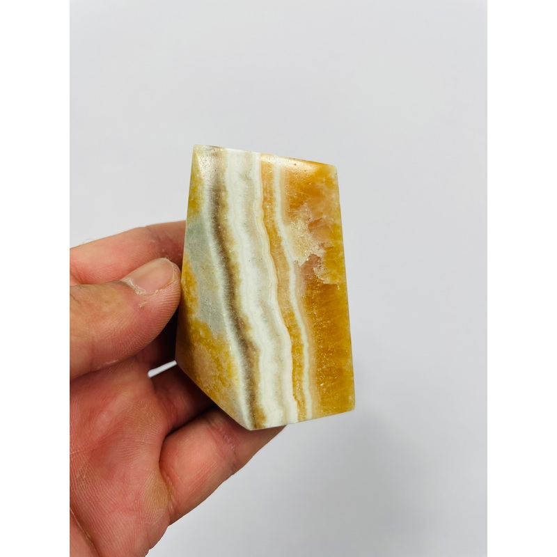 Orange Calcite free form High Grade CAL053