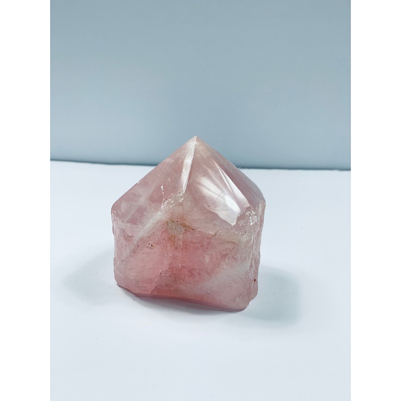 Rose Quartz Crystal Point Free Standing T629