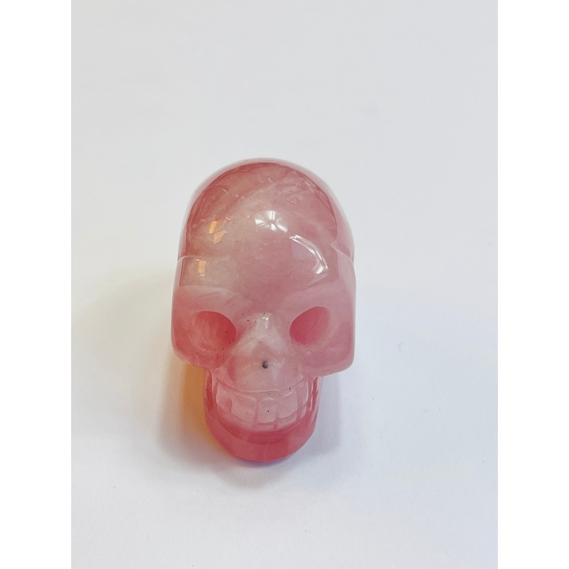 Rose Quartz Crystal Skull S089